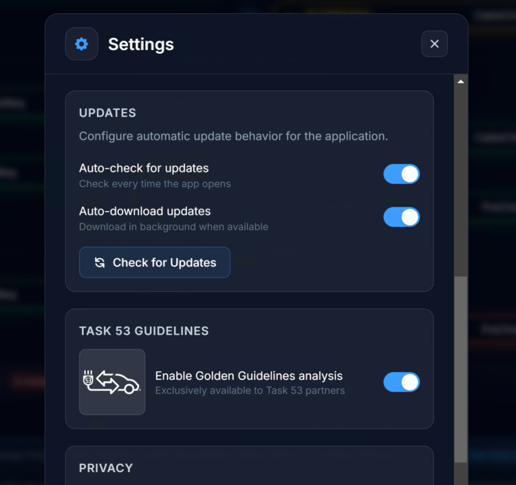 Kernvia_Screenshot_Settings_Task53_Partners